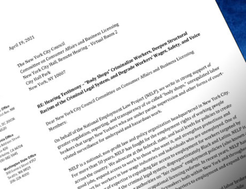 “Body Shops” Criminalize Workers, Deepen Structural Racism of the Criminal Legal System, and Degrade Workers’ Wages, Safety, and Voice